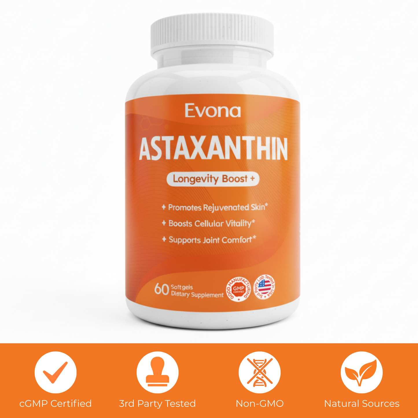 Evona Astaxanthin Softgels
